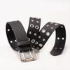 Star Rivet Belt  Punk Belt Pu Leather Belt Stylish For Party Dress Daily Wear