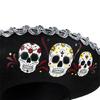 Children Fashionable Mexico Sun Hat with Unique Skull Pattern for Beach Trip and Daily Outings Festival Gathering