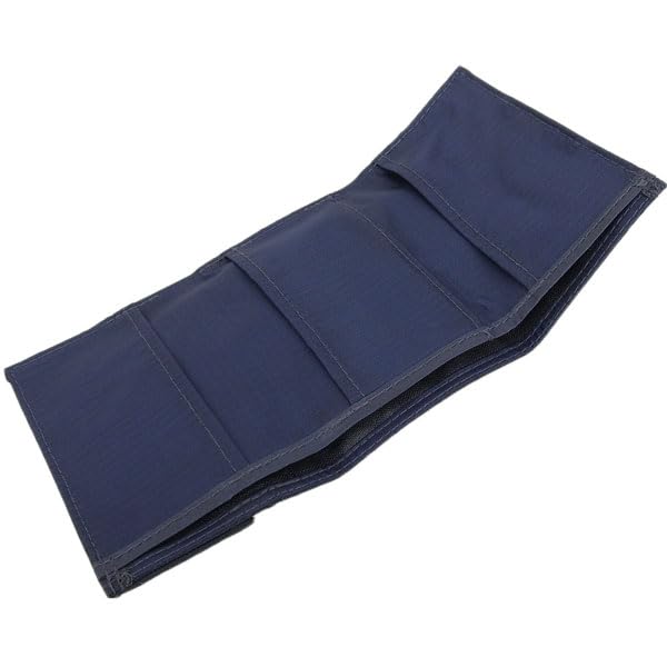 Montbell and Mini Compact Nylon Trail Wallet 1133248 Men's Women's Tri-fold Wallet, (Navy (DKNV)/Navy)