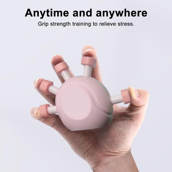 Hand Grip Strengthener Five Finger Exerciser Ergonomic Grip Strength Trainer Arthritis Hand Therapy