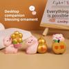 Resin Pig Figurine With Lucky Symbols For Home Decor And Giftgiving