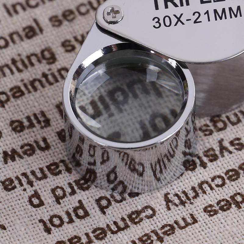 Lupă Triplet Jewelers, lupă pentru bijuterii, lupă cu diamant, cu cutie