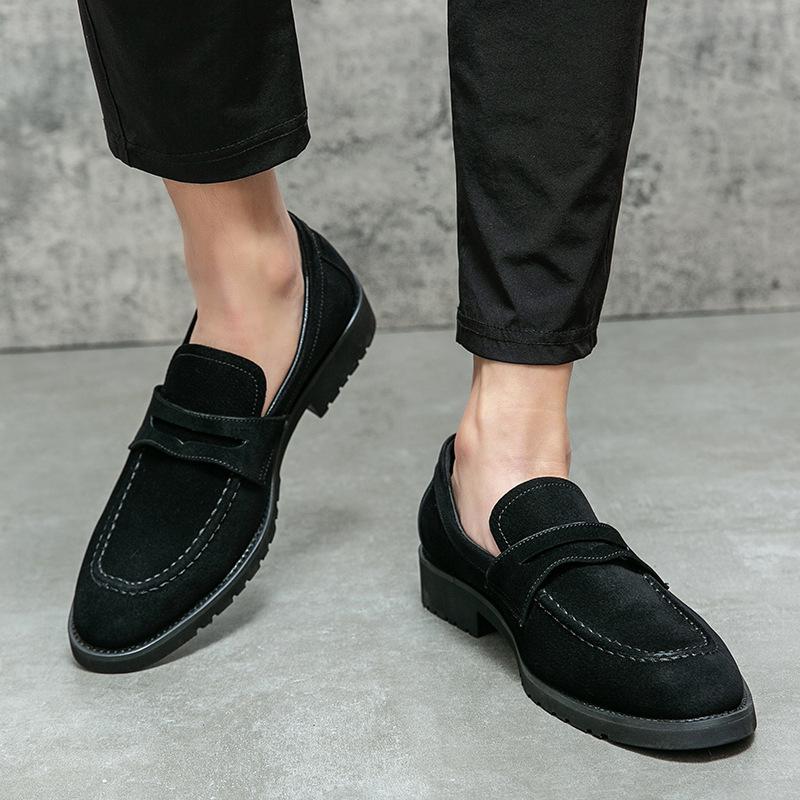 Men's Suede Matte Loafers - Autumn Business Casual Slip-on Driving Shoes