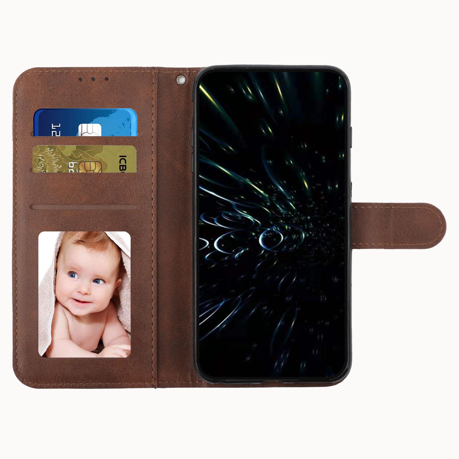 

For Samsung Galaxy M35 5G Case Stand Flip Protective Leather Phone Cover Black