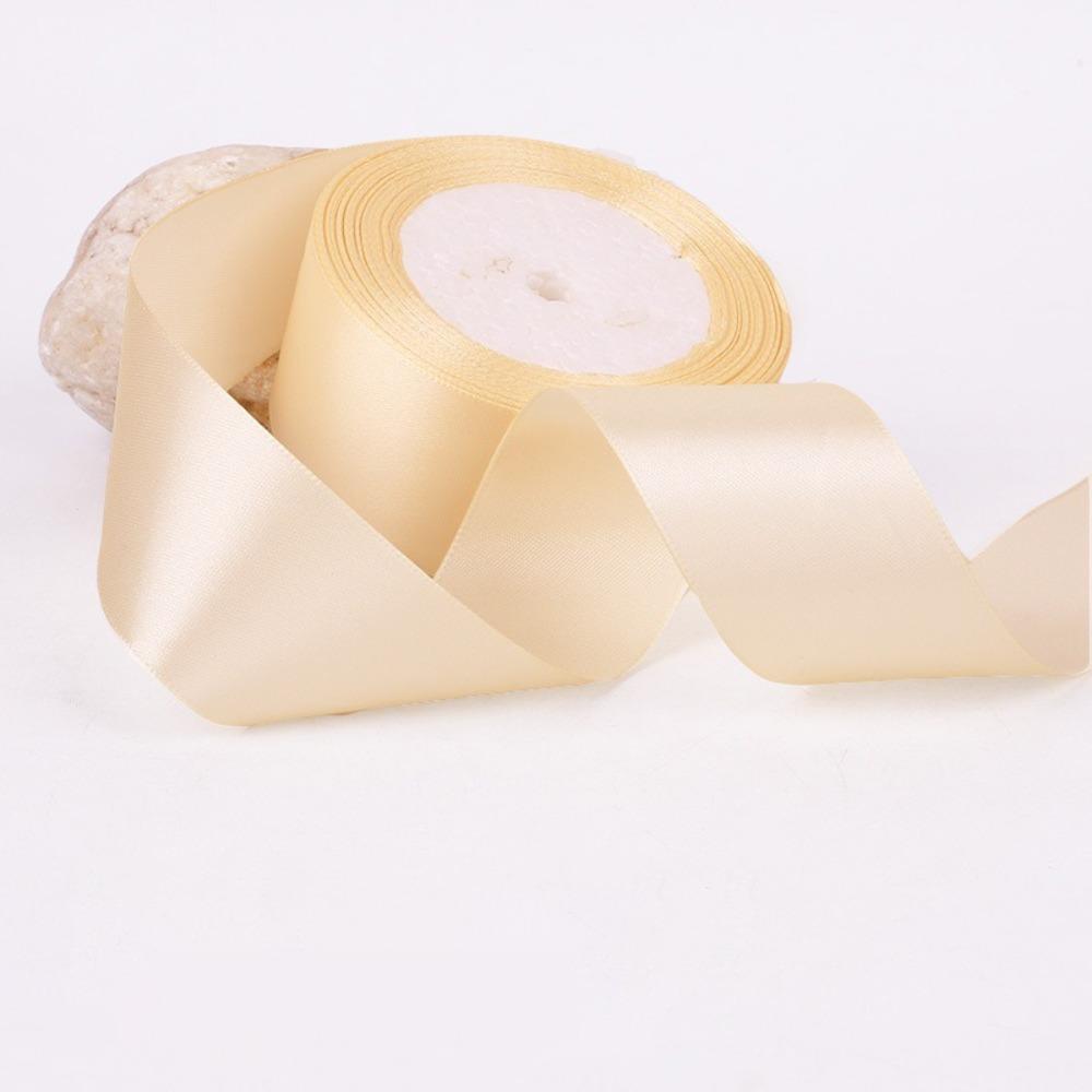 1Roll 1.5 Inch X 25 Yards Solid Satin Ribbons DIY Gift Wrapping Bridal Bouquets Bouquet Ribbons Handmade Bows Cake Packaging