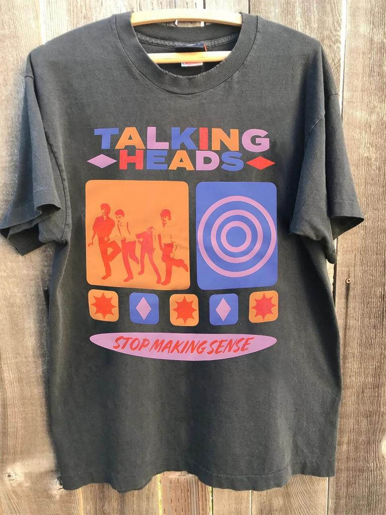 Talking Heads Stop Making Sense Short sleeve Charcoal T shirt AN50395