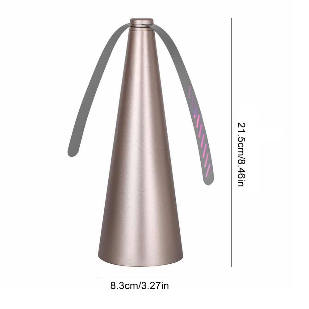 Portable Fly Fans for Table Fly Destroyer Keep Flies Bugs Battery/USB Powered Away From Food Outdoor Kitchen Fly Repellent Fan