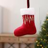 Fabric Christmas Hat, Painted Socks & Gloves Ornaments for Windows & Malls