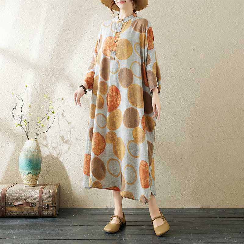 

Платья на лацкане, свободные, оверсайз, для отпуска One Size