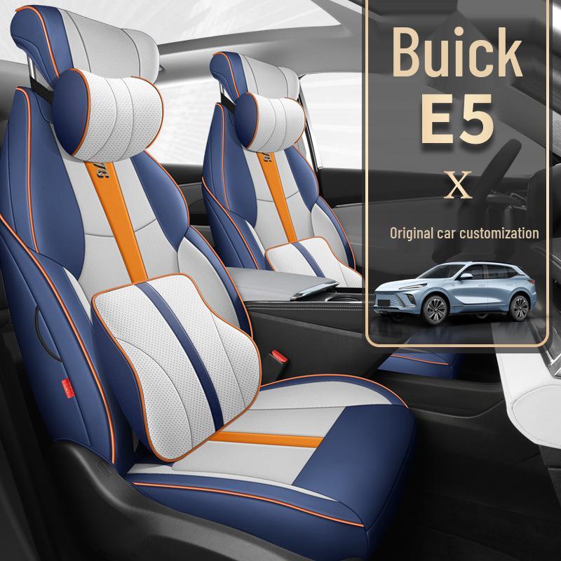 MWG Custom Leather Seat Cushion for Buick E5 - All-Season Sporty Design