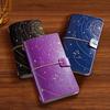 192 Page Gold Stamping Notebook Leather Cover Diary Handbooks Starry Sky Notebook  Gift