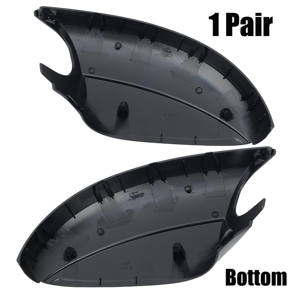 Side Rearview Mirror Cover Caps For VW T5 T6 TRANSPORTER VW Amarok 2010 2011- With Buckle Door Mirror Cover Cap Accessories