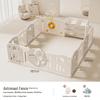 Baby Playpen and Crawling Mat: Indoor Infant Safety Fence for Living Room Floor.