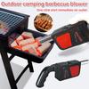Pohodlný ruční elektrický fukar, prodloužená rukojeť, zrychluje hoření dřevěného uhlí, použití pro venkovní kempování, piknik, BBQ, nástroj na vaření