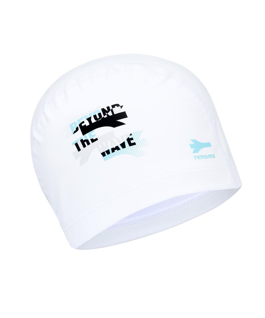 Lenomasuyeongbog Adult Geometric Urethane Coated Swim Cap White Ro-Rc2G011-Wh