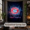 Personalized Wall Tapestry,Bayern Munich Custom Text, Soft Fabric Wall Art For Indoor Decoration