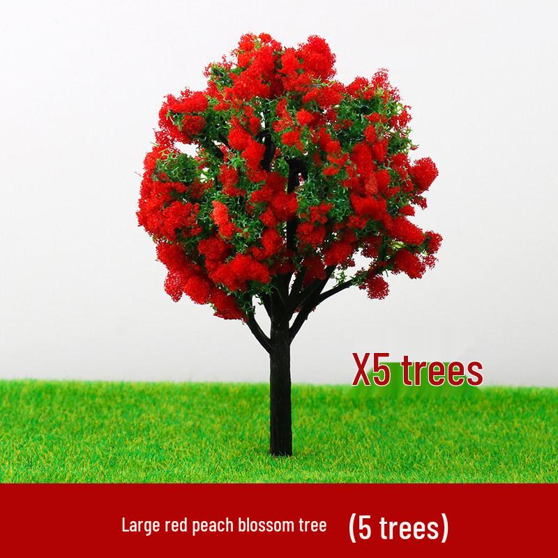 DIY Colorful Cherry Blossom Model Tree – Perfect for Sandbox and Scene Building