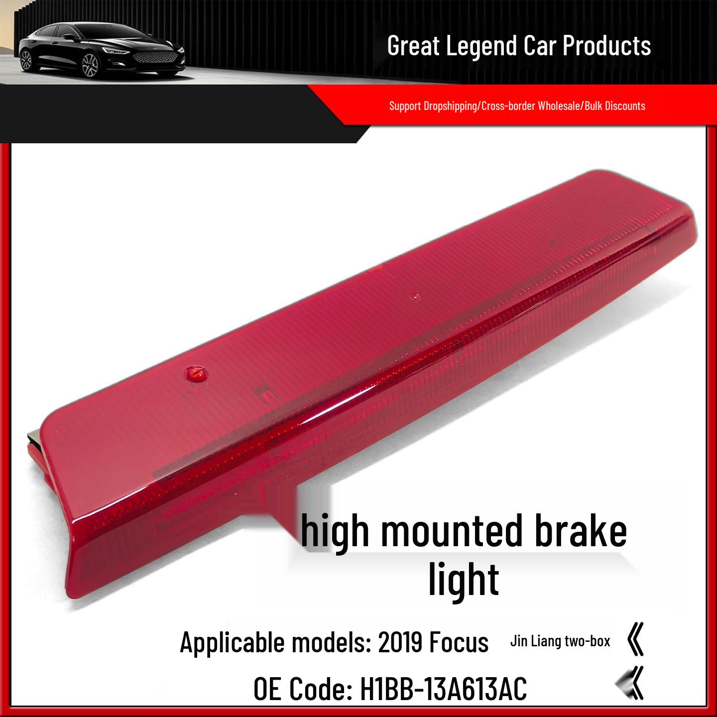 

H1BB13A163AC High-Level Brake Light Assembly for 2019-2022 Ford Focus Hatchback Standard