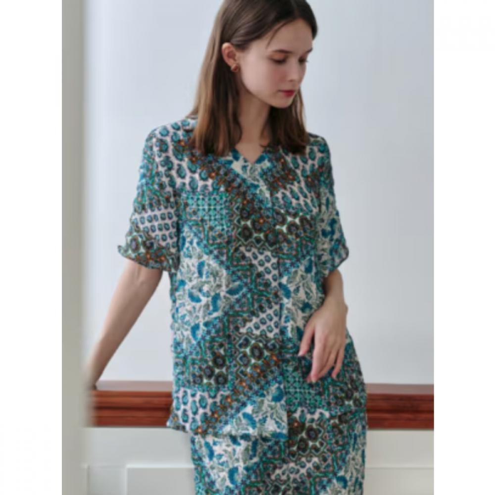 Wacoal Lightweight Cool Imported Polyester Yoru Dye Easywear Indoor Top Wpa877ws painted/90