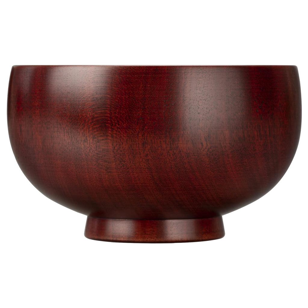 Yamanaka Lacquerware Shirasagi Mokko Soup Shirasagi Bowl S Sakura red Made in Japan Bowl, (approx. 10cm), (cherry blossom) design, lacquer,