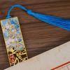 Tassel Pendant Reading Book Clip Pendant Decorative Oil Painting Bookmarks  Student Gift