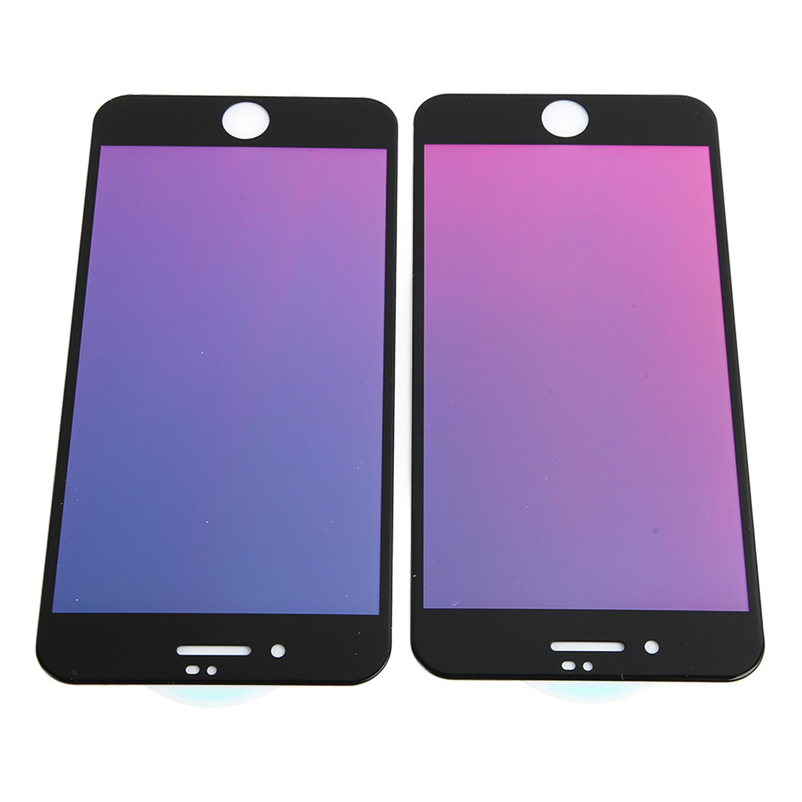 

2pcs Anti Peeping Screen Protector Tempered Glass Gradient Color CellPhone Anti Blue Light Film for IPhone 7 Plus 8 Plus