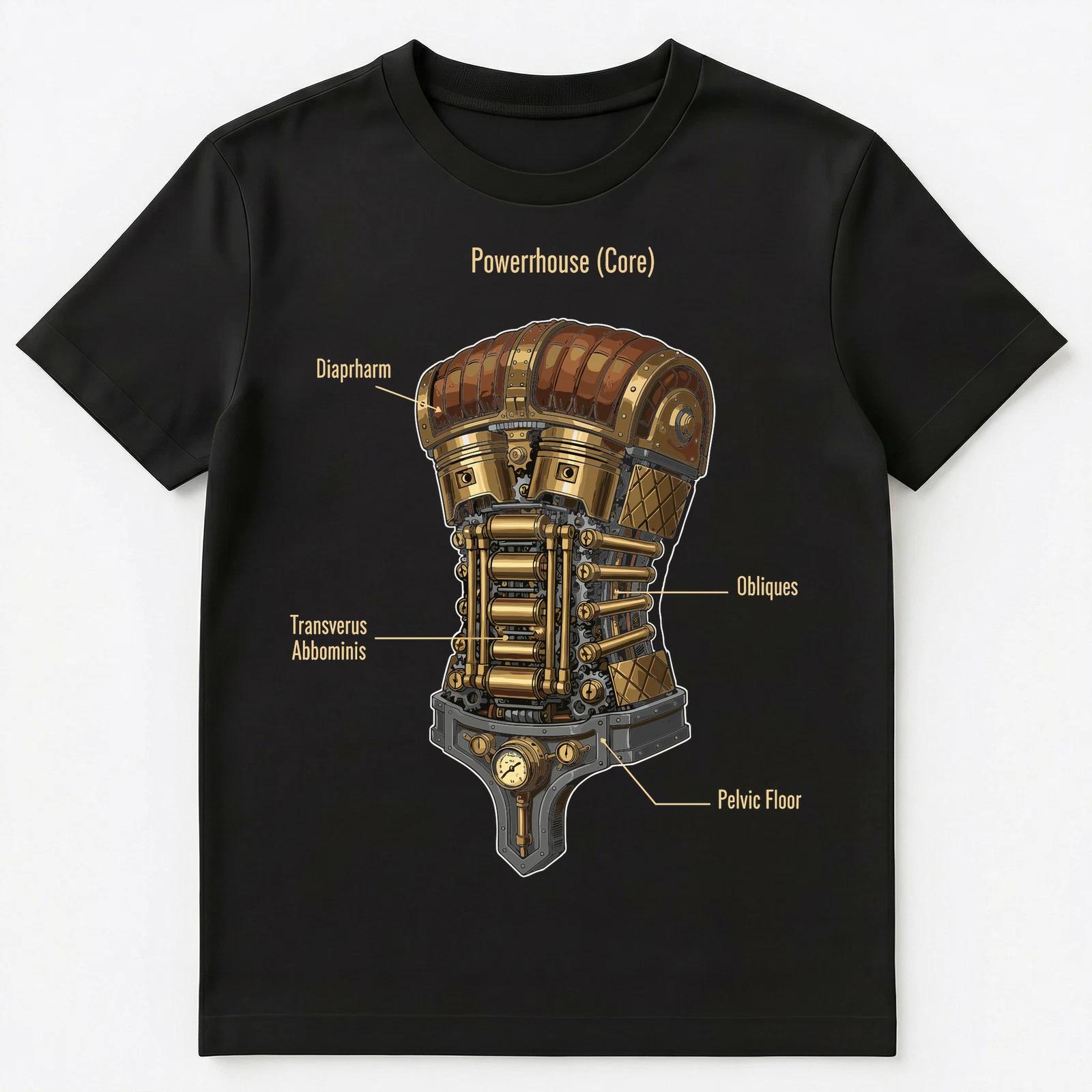 

Pilates Planking Mechanical Core Strength Fitness Unisex T-Shirt 4XL