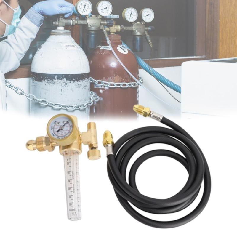 Multiple Application Gas Regulator System Featuring 60 CFH Meter And 4000PSI Monitoring Capacity Welding Gas Flowmeter