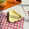 High Value Underglaze Color Household Seasoning Dish Cute Cheese Ceramic 4 Inch Small Plate Cute Soy Sauce Vinegar Plate Material Plate