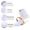 Sweat-Absorbent Mid-Calf Cotton Socks - Men's Casual Sports, Badminton & Running - Spring/Autumn Style, Odor-Resistant for Teens & Students