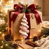 Handmade Gifts for Friends And Family Christmas Ornament Crochet Kit, DIY Spiral Tree Starter Xmas Easy Craft Kits Adults Kit Holiday Home Decoration,
