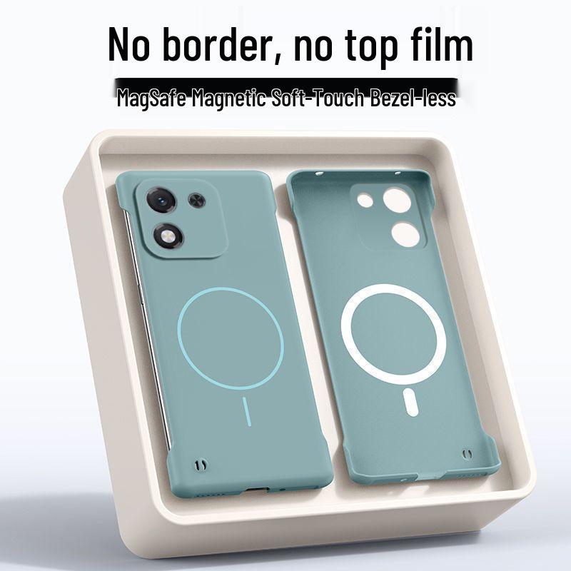 Honor X70i Ultradünne rahmenlose magnetische Hülle - High-End Anti-Drop Halb-Pack Schutzhülle
