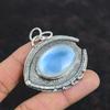Ciondolo Pietra di Luna Arcobaleno Ciondolo Pietra Preziosa Fatto a Mano Ciondolo Argento Sterling 925 Gioielli Bellissimi con Pietra di Luna Ciondolo Delicato Regali Per la Madre