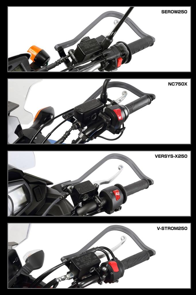 ZETA RACING Adventure Armor Handguards for Standard Diameter Compatible Handlebar Inner Diameter Aluminum Dirtfreak F5351 (22.2mm) Handlebars,