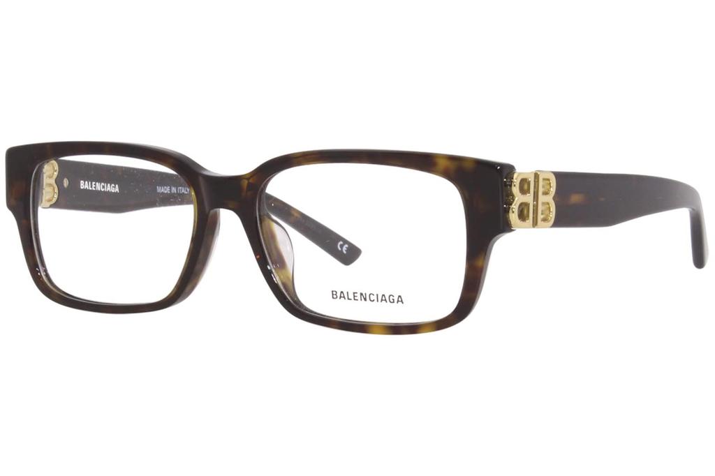 Balenciaga Eyeglasses Frame Women's BB0105O-002 Havana/Gold