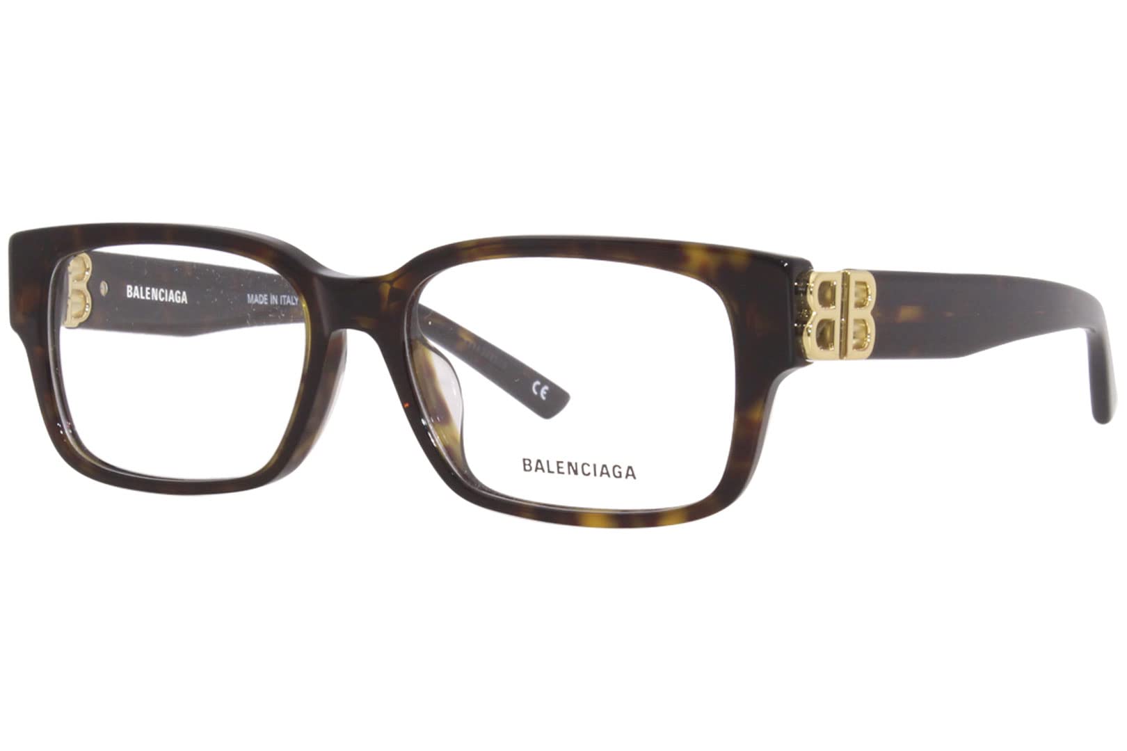 

Balenciaga Eyeglasses Frame Women s BB0105O-002 Havana/Gold