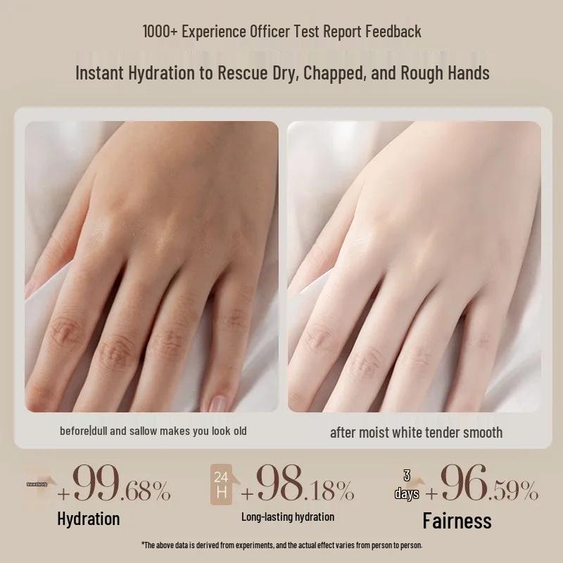 Qingliya 377 Hand Cream 40g - Enhances Brightness, Moisturizes, Reduces Cracking, and Fades Lines for Autumn & Winter Hand Care.