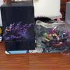 One Piece Handheld Drifting Knife Pulling Zoro Figures Gk Statue With Effect Piece Anime Trendy Play Figure Desktop Ornament Gift