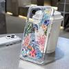 Ozeanwind Design Seestern Blume Klare Handyhülle für Samsung Galaxy S26 S25 Ultra S24 S23 FE S22 S21 Plus S20 A73 A72 Hülle