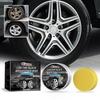 Car Tire Shine Wax Paste Black Brightener Long Effect Durable Formula AntiAging Water Resistant Polishing Cream for Tire Maintenance