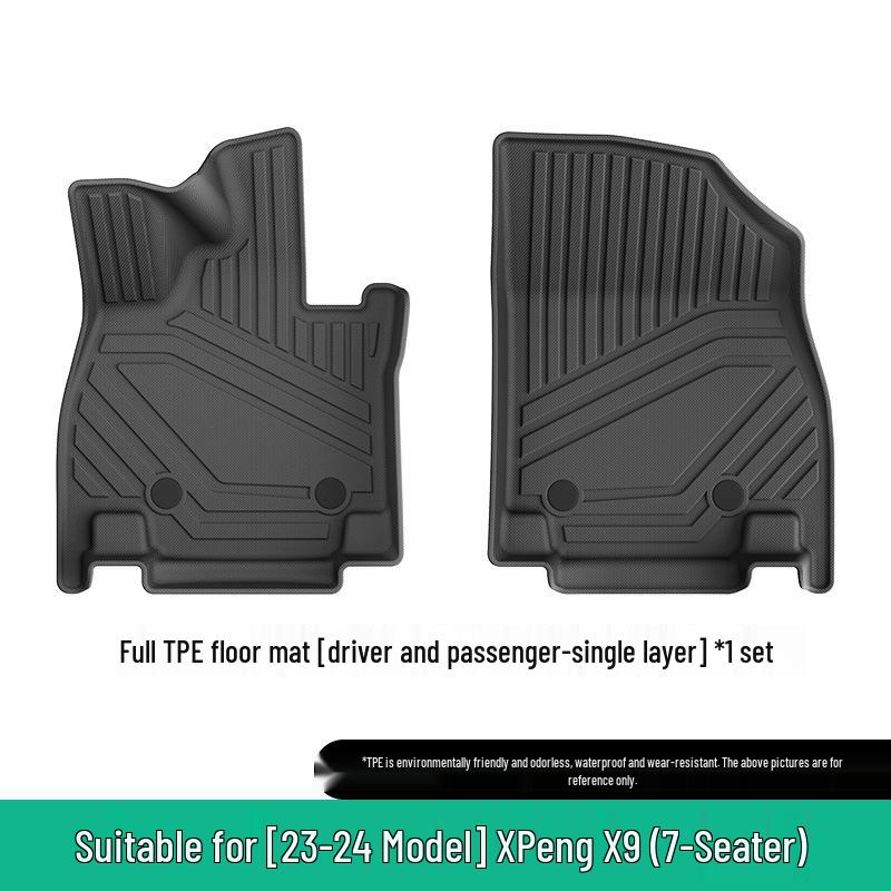 XPeng X9 TPE Floor Mats & Trunk Mat Set for 2023-2026 Models