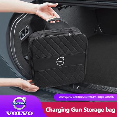 Bolsa de transporte para pistola de carga de coche eléctrico Organizador de bolso para XC90 V90 V60 XC60 V40 EC40 EX40 S80 S60 S90 C40 XC40 V70