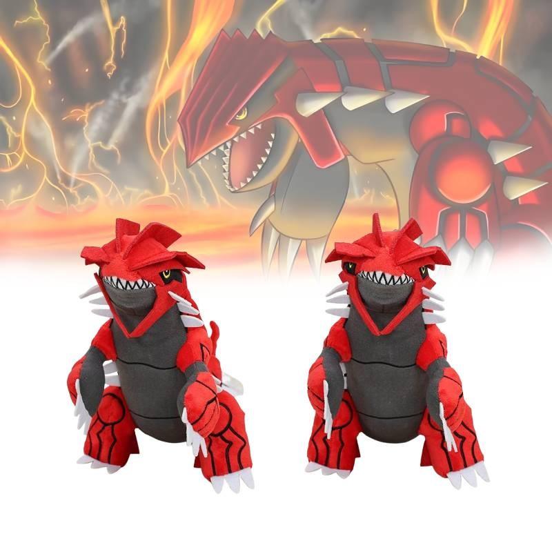Cuddly Red Groudon Cartoon Childrens Birthday Gift Throw Doll Pillow