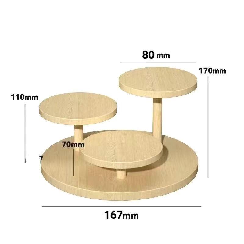 2025 Solid Wood Street Stall Jewelry Display Stand