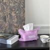 Solid Color Yarn Fabric Tissue Bag Household Tissue Holder Bedside Storage Bag Hanging Tissue Pouch High Quality No Lint