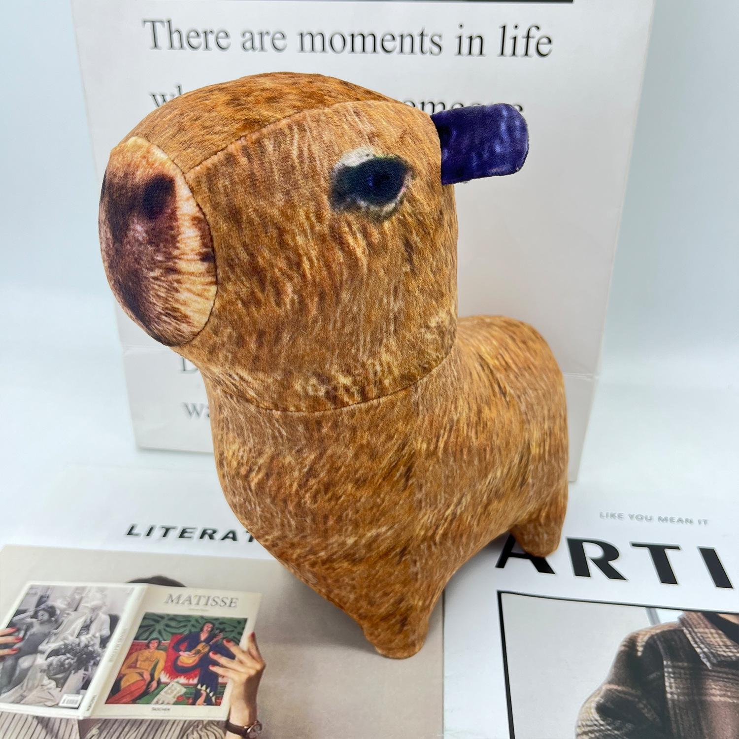 

Новая мягкая игрушка-кукла с имитацией грызуна капибары