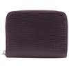 Zip Around Purse Coin Purse M6015K Cassis Purple Epi Leather Women Used