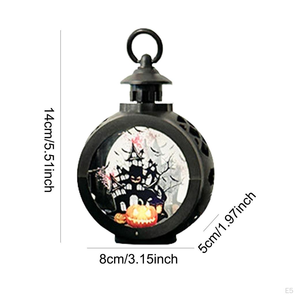 Halloween Lantern Adornment Adorable Decoration LED Candle Lights for Balcony Fireplace