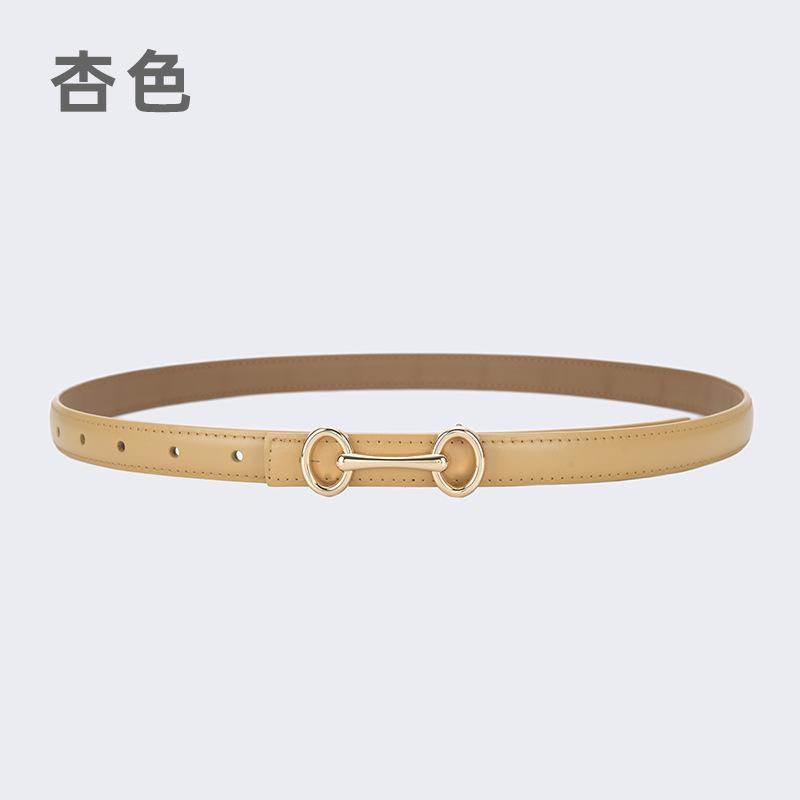Four Seasons Available New Leather Belt Women'S Simple Fashion Versatile Belt Women'S Jeans Western Pants Paired With Pants Belt