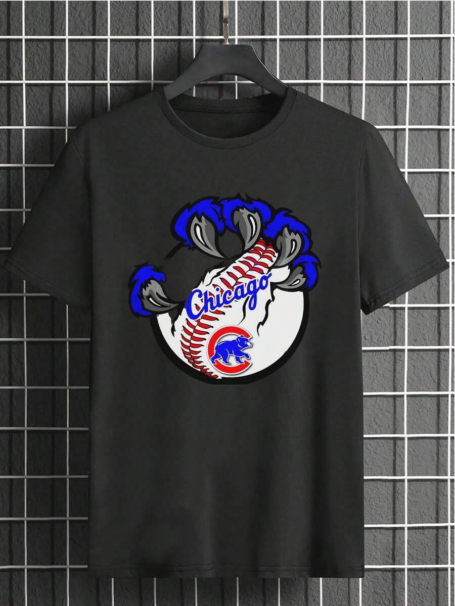 

Baseball Claw Unisex s Funny T-Shirts Chicago Cubs Baseball Fan Funny T-Shirts XXL